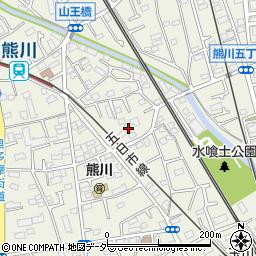 東京都福生市熊川802周辺の地図