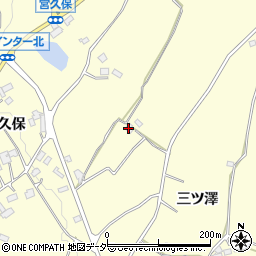 山梨県韮崎市穂坂町三ツ澤169周辺の地図