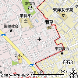 東京都豊島区南大塚1丁目9周辺の地図