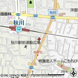 東京都あきる野市油平79-1周辺の地図