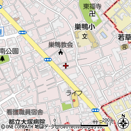 東京都豊島区南大塚1丁目12周辺の地図