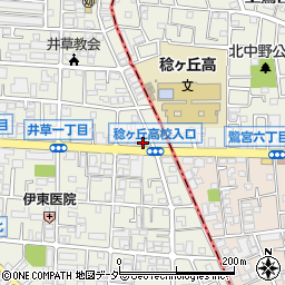 カーコンビニ倶楽部　カレストステーション井草周辺の地図