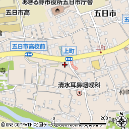東京都あきる野市五日市853周辺の地図