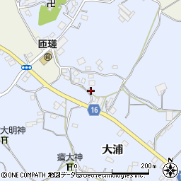 千葉県匝瑳市大浦998周辺の地図