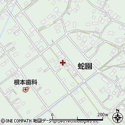 千葉県旭市蛇園3366周辺の地図