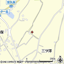 山梨県韮崎市穂坂町三ツ澤144周辺の地図