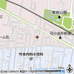 花小金井6丁目清水宅"akippa駐車場周辺の地図