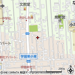 東京都小平市学園東町414-51周辺の地図