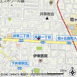 株式会社三徳　井草店周辺の地図