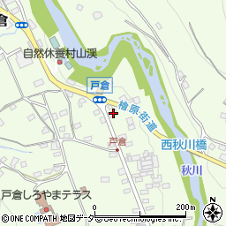 東京都あきる野市戸倉172周辺の地図