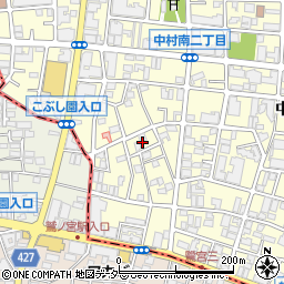 東京都練馬区中村南3丁目7周辺の地図