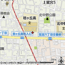 東京都中野区上鷺宮5丁目9周辺の地図