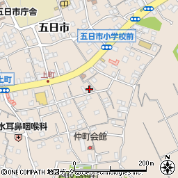 秋川英数塾周辺の地図