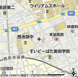 東京都豊島区西池袋4丁目8周辺の地図