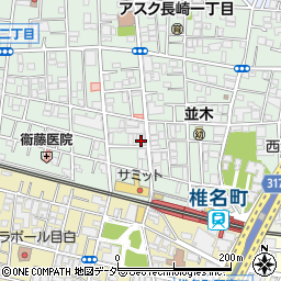 ウイング薬局　椎名町周辺の地図