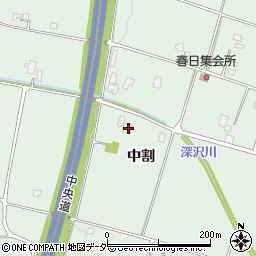 長野県駒ヶ根市赤穂中割6862周辺の地図