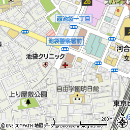 豊島区立郷土資料館周辺の地図
