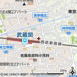 東京都練馬区関町北4丁目1周辺の地図