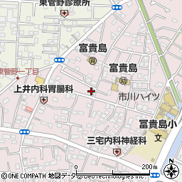 冨貴島公園周辺の地図