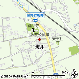 坂井公民館周辺の地図