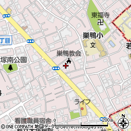 東京都豊島区南大塚1丁目13周辺の地図