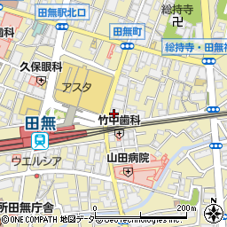 ファミリーマート田無駅前店周辺の地図