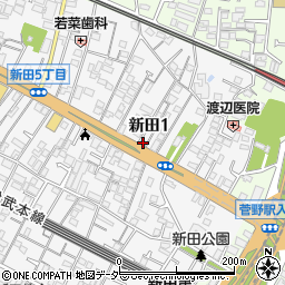 エーパーク新田第２駐車場周辺の地図