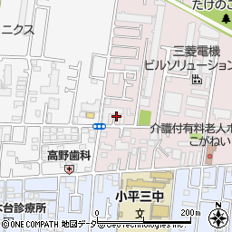秋山　土地　家屋調査士事務所周辺の地図