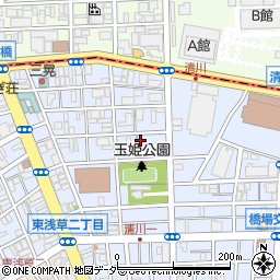 むさしや松永米店周辺の地図
