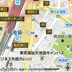東京都豊島区南池袋1丁目19-6周辺の地図