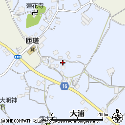 千葉県匝瑳市大浦1001周辺の地図