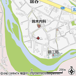 東京都あきる野市舘谷周辺の地図