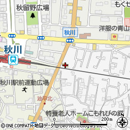 セブンイレブン秋川駅東店周辺の地図