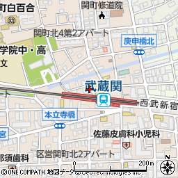 株式会社三徳　関町店周辺の地図