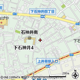 東京都練馬区下石神井4丁目周辺の地図