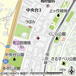 ポピー成田支部周辺の地図
