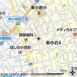 あけぼの薬局　東小岩店周辺の地図