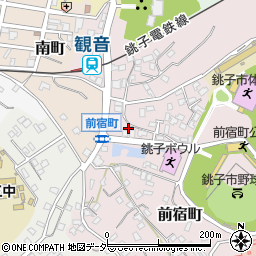 千葉県銚子市前宿町477-3周辺の地図
