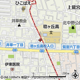 井草グリーンテラス周辺の地図