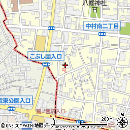 東京都練馬区中村南3丁目15周辺の地図