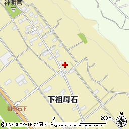 山梨県韮崎市下祖母石295-1周辺の地図