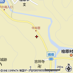横川観光株式会社　檜原営業所周辺の地図