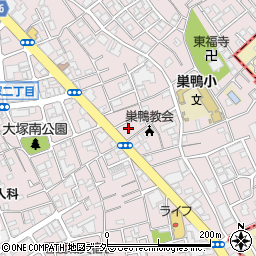 東京都豊島区南大塚1丁目16周辺の地図