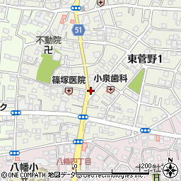 市川警察署菅野交番周辺の地図