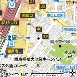 東京都豊島区南池袋1丁目20-1周辺の地図