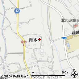 山梨県韮崎市清哲町青木1356周辺の地図