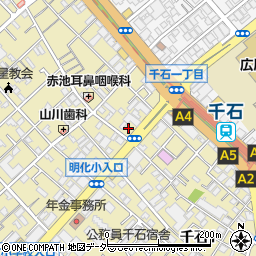 リフォメックス　千石店周辺の地図