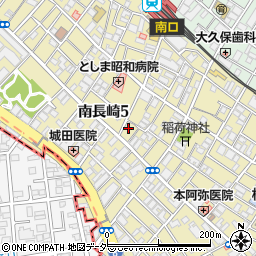 東京都豊島区南長崎5丁目周辺の地図