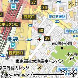 東京都豊島区南池袋1丁目20-2周辺の地図