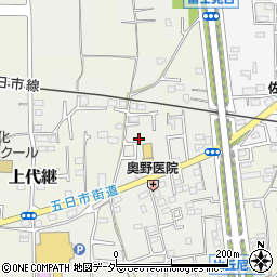 東京都あきる野市下代継127-9周辺の地図
